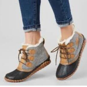Sorel duck boots Out and About quarry ankle boot